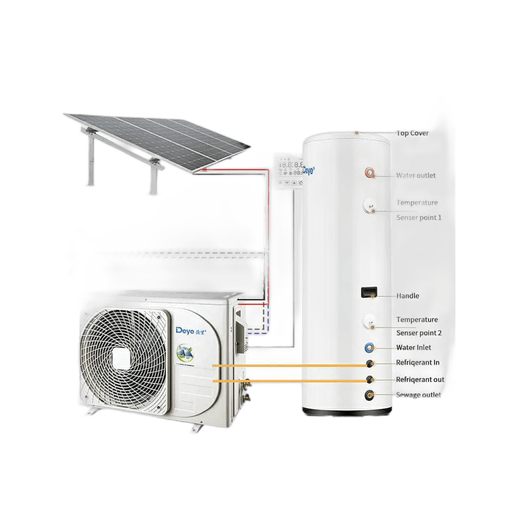 12000 BTU مكيف Deye شمسي DGA2-ACDCBLW-12K